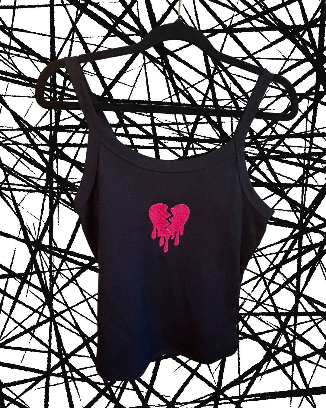 Melted Heart Crop Tank